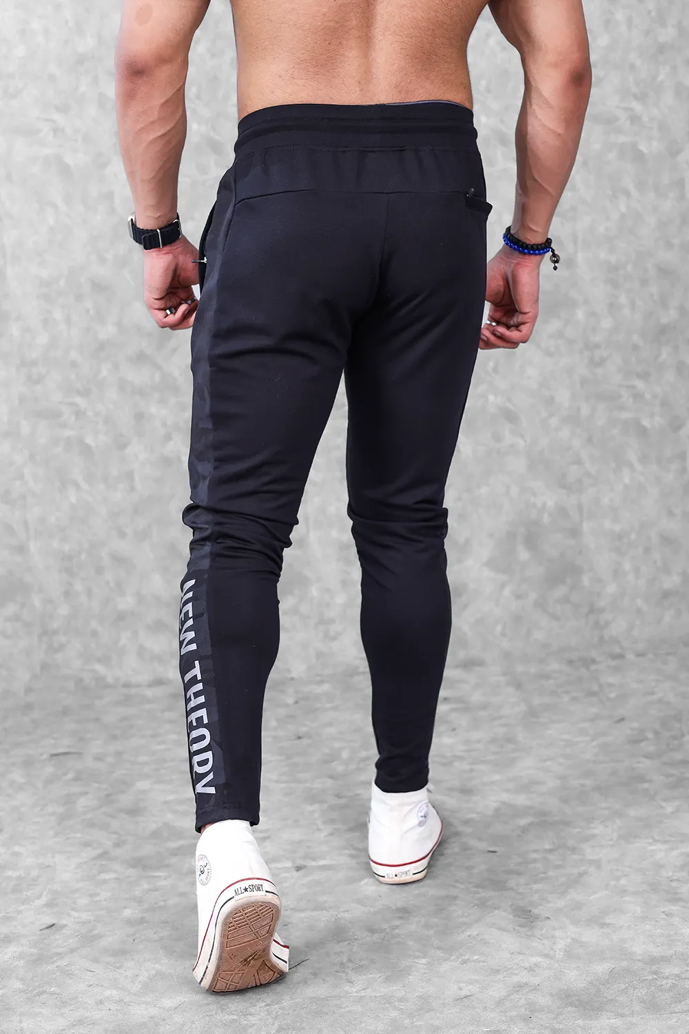 Active Camo Jogger- Black