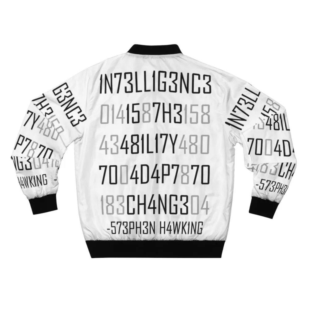 Adapt or Die Encoded Bomber Jacket - Science & Intelligence