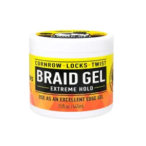 All Day Locks Braid Gel Extreme Hold 15 oz