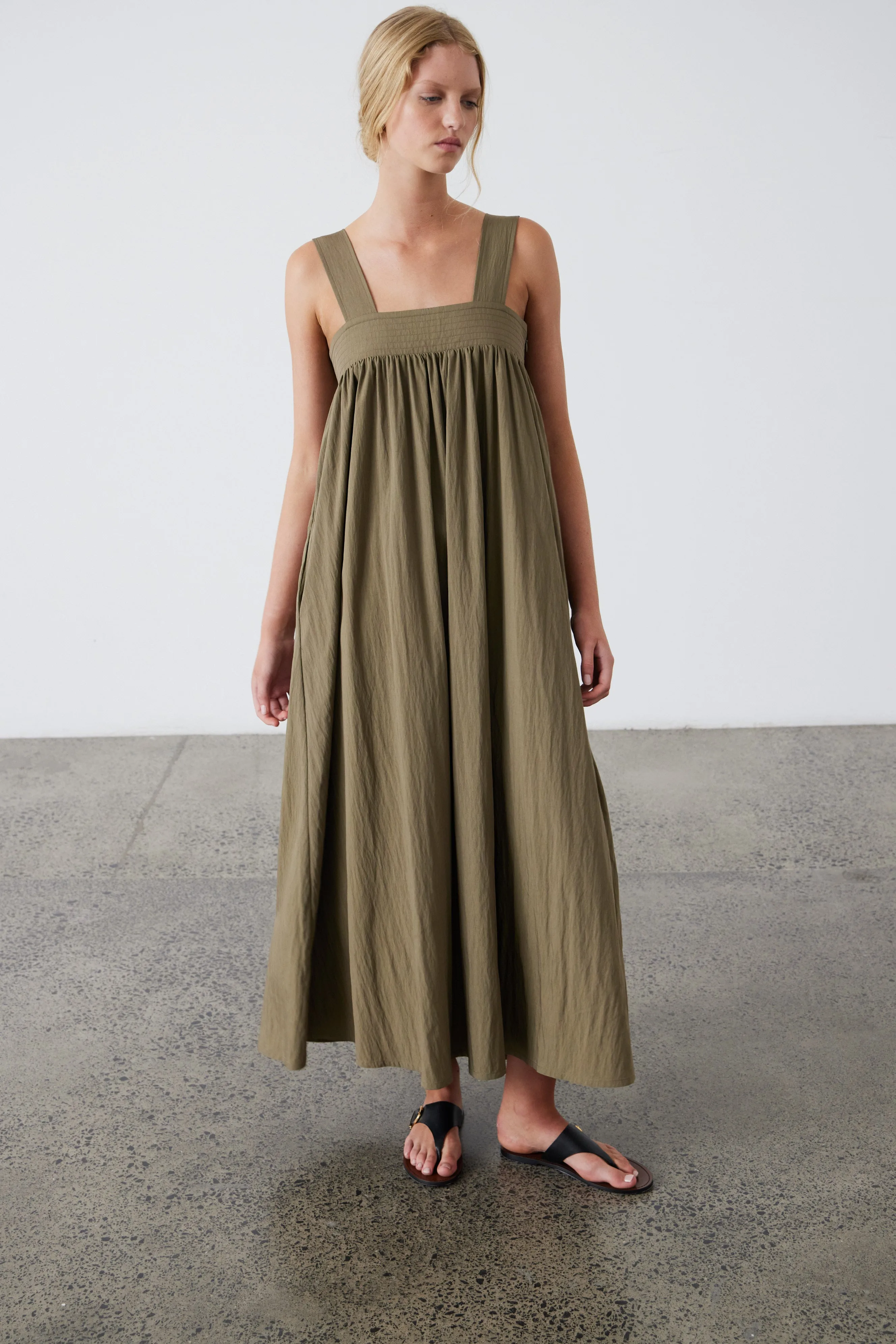 Ana Dress - Khaki