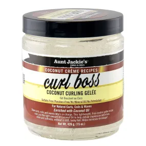 Aunt Jackie's Curl Boss Coconut Curling Gelée 15 oz