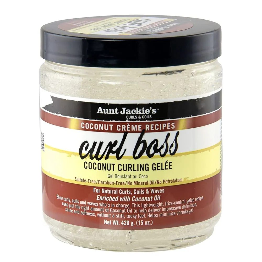 Aunt Jackie's Curl Boss Coconut Curling Gelée 15 oz