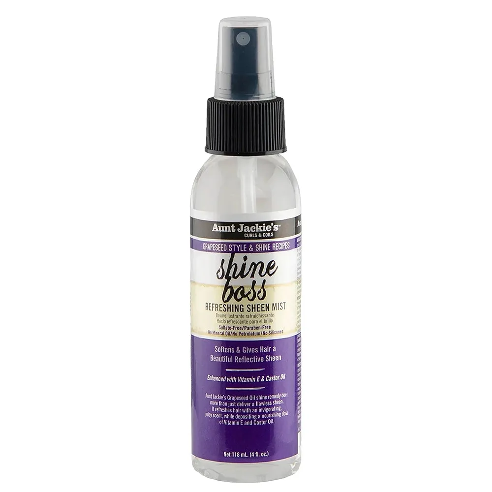 Aunt Jackie's Shine Boss Refreshing Sheen Mist 4 oz