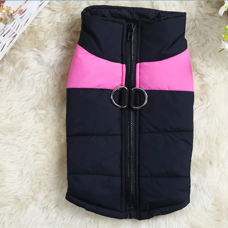 Autumn And Winter Pet Ski Suit Dog Outdoor Cotton Coat Vest