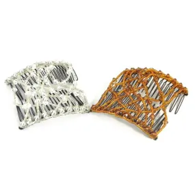 Beaded Super Hair Comb 2pc Set | Accessory