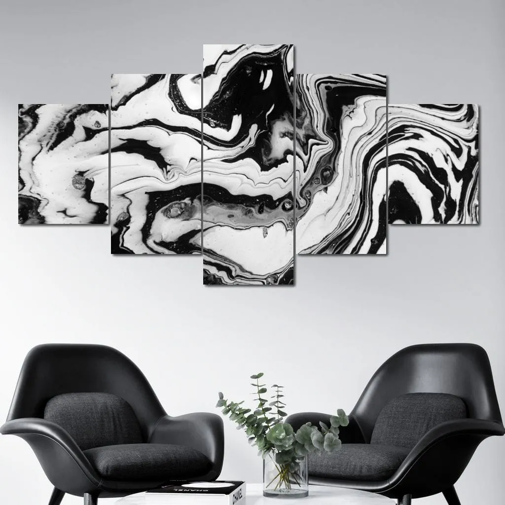 Black & White Swirl