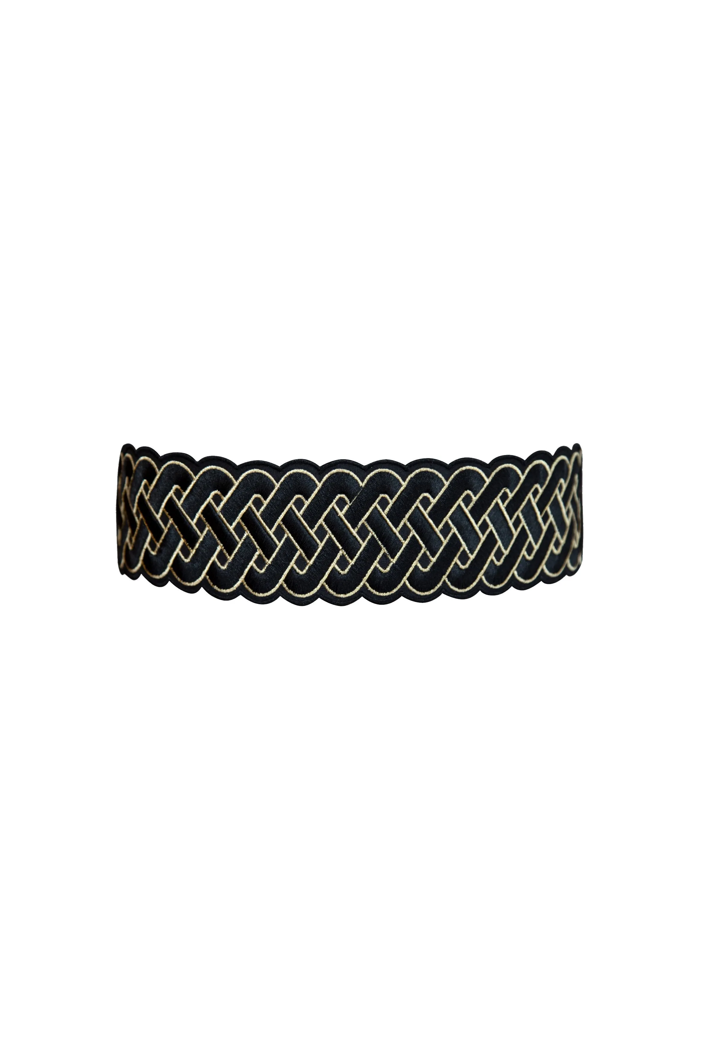 Black Gisou Belt - Black & Gold