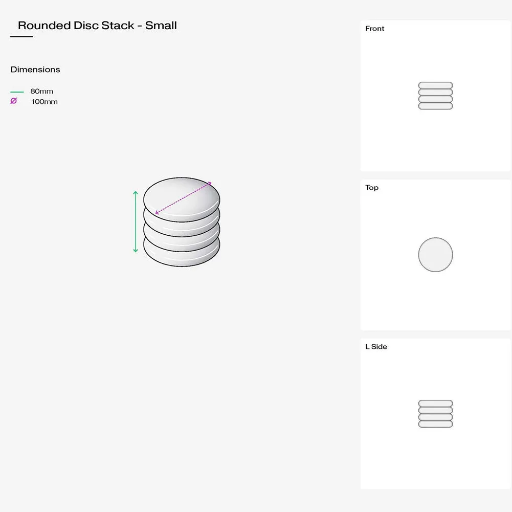 Blue Bubble Disc Stack Medium (Demo)