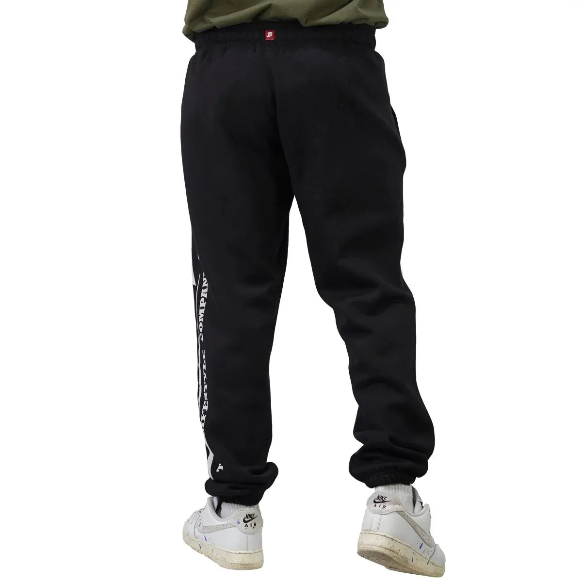 Brachial Tracksuit Trousers Smooth - Black