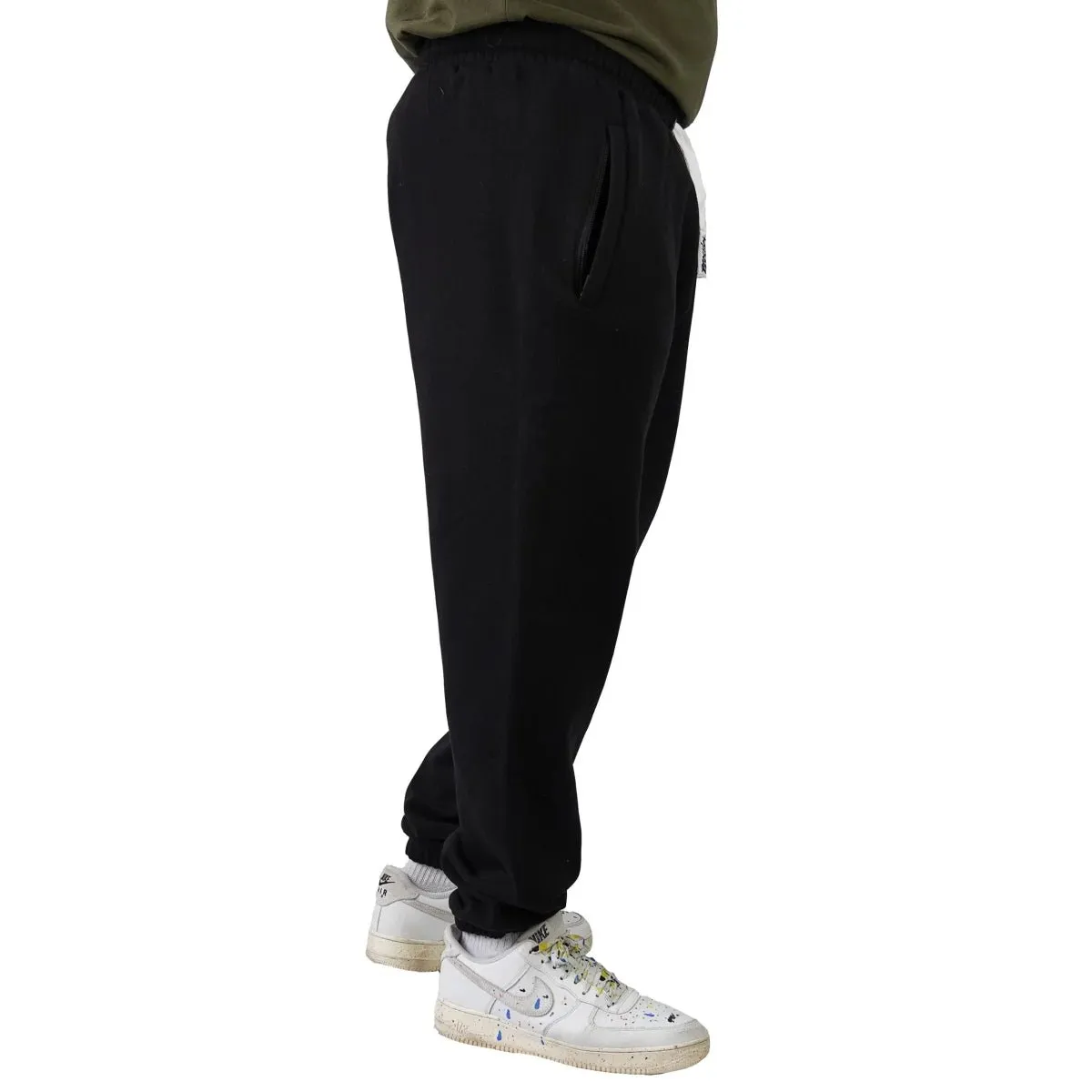 Brachial Tracksuit Trousers Smooth - Black