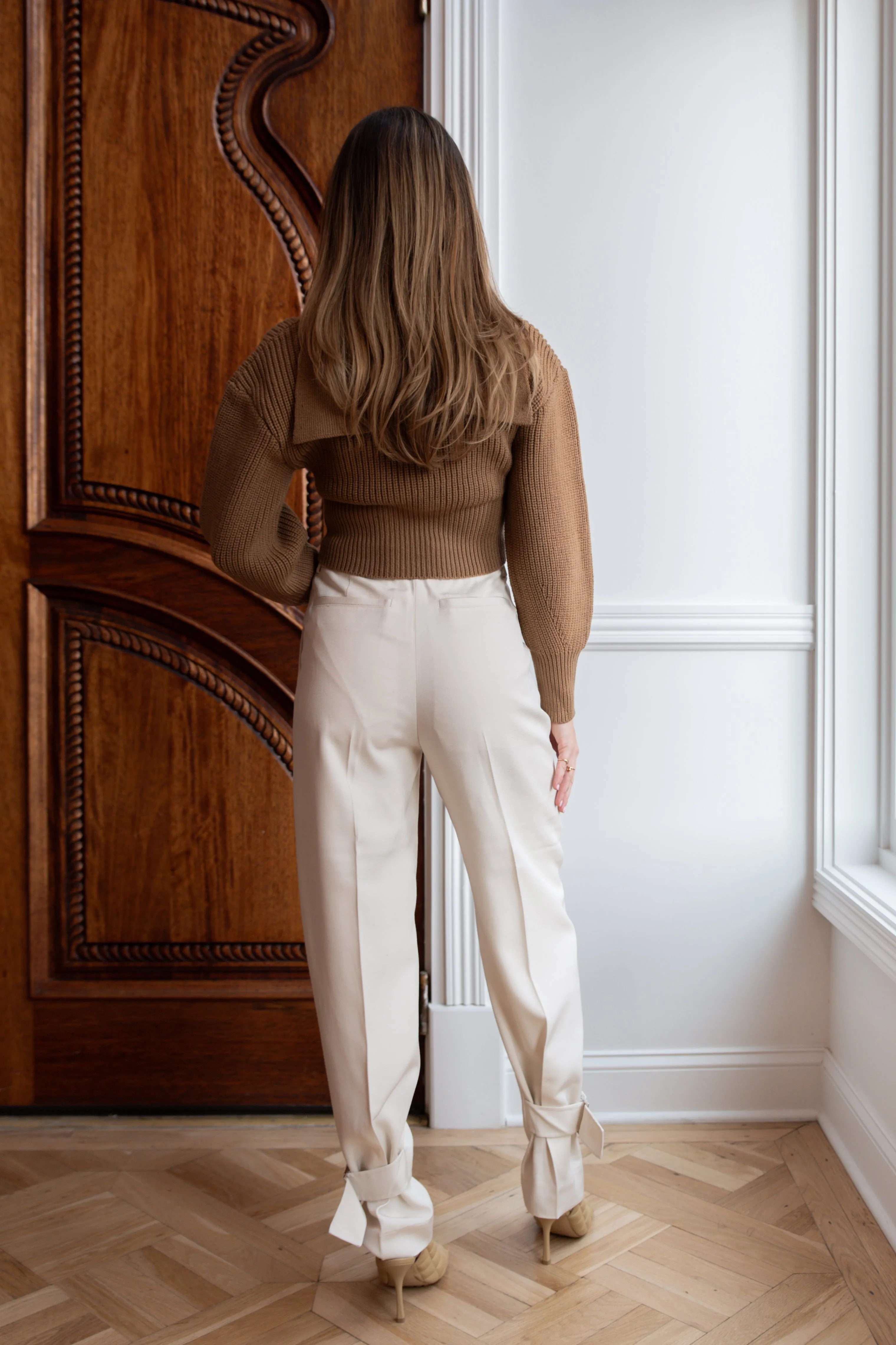 Buckled Slouch Trousers