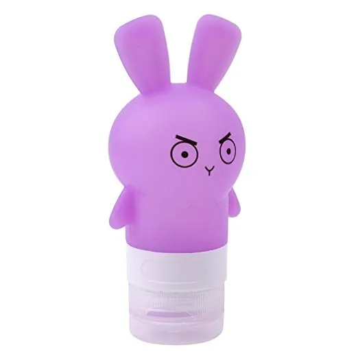 Bunny Shampoo Silicone Travel Bottle