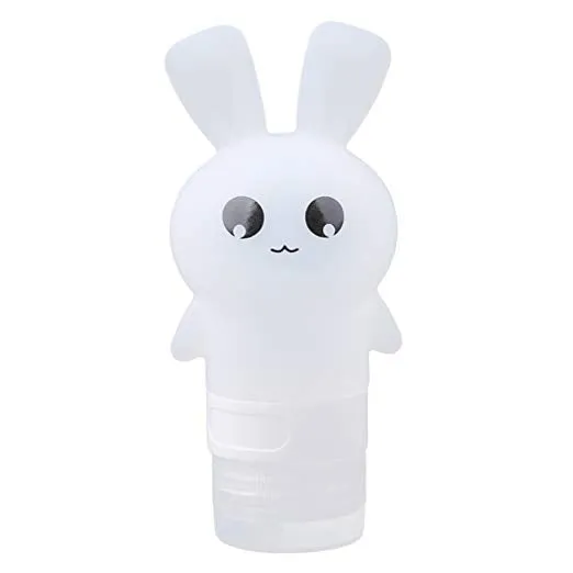 Bunny Shampoo Silicone Travel Bottle