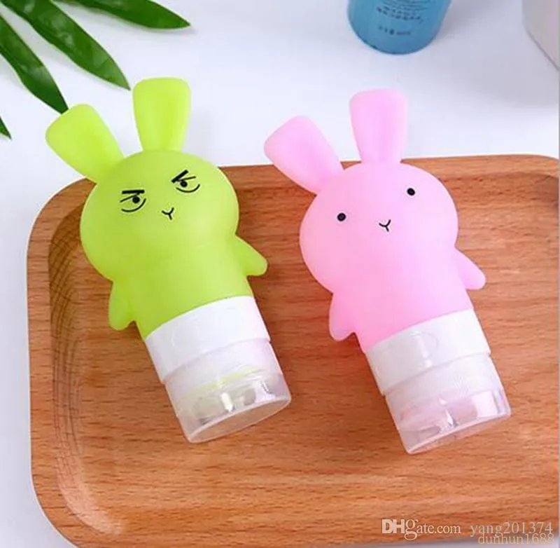 Bunny Shampoo Silicone Travel Bottle