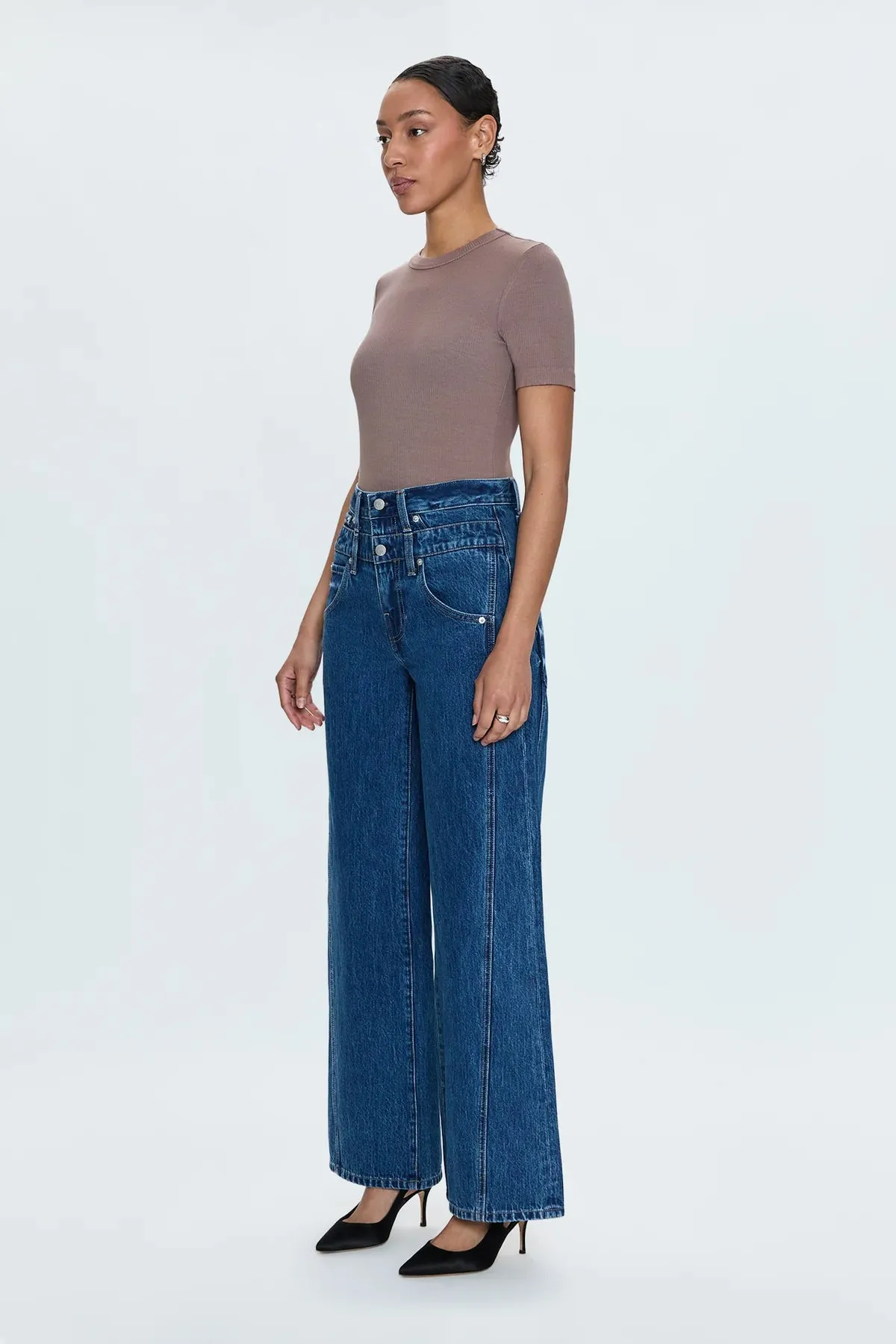 Caleb High Rise Stacked Waist - Reflection