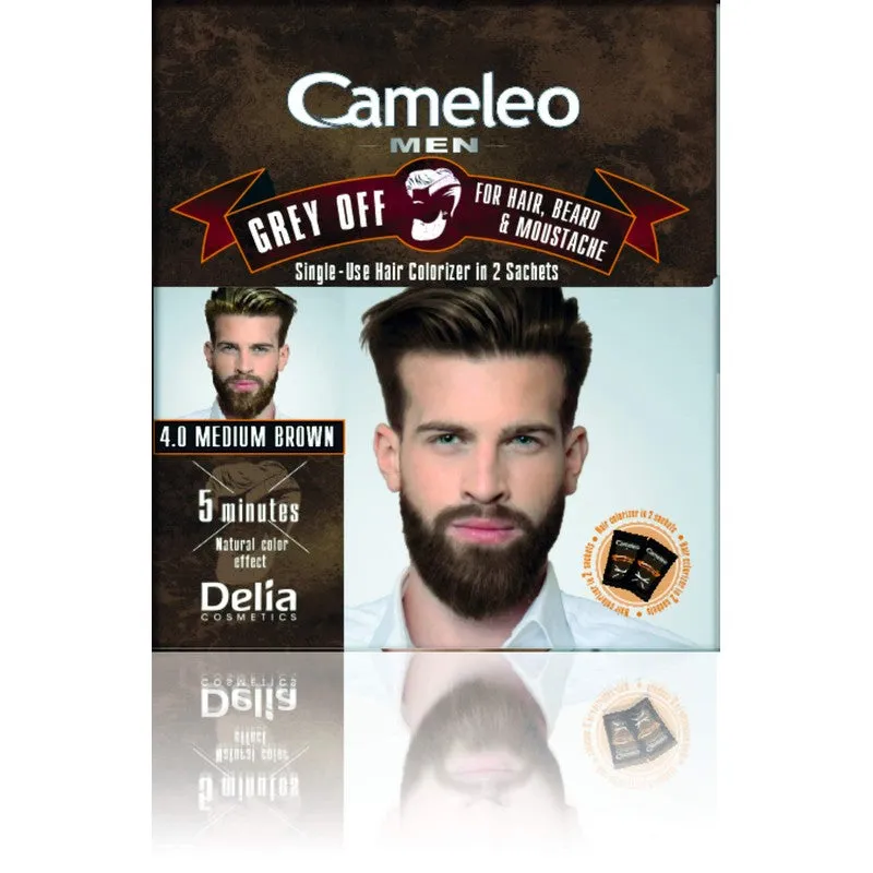 Cameleo Men - Hair Colour Cream 4.0 Medium Brown - 30ml