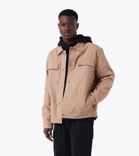 Canvas Work Jacket Dk Tan