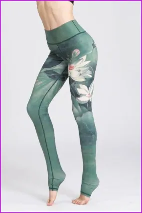 Chinese Style Leggings High Waist Skinny Pant DE118