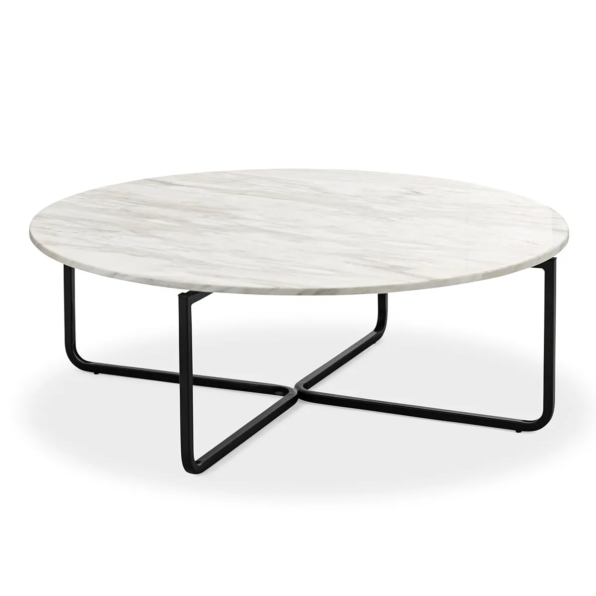 Clarina Round Marble Coffee Table