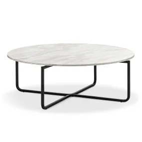 Clarina Round Marble Coffee Table