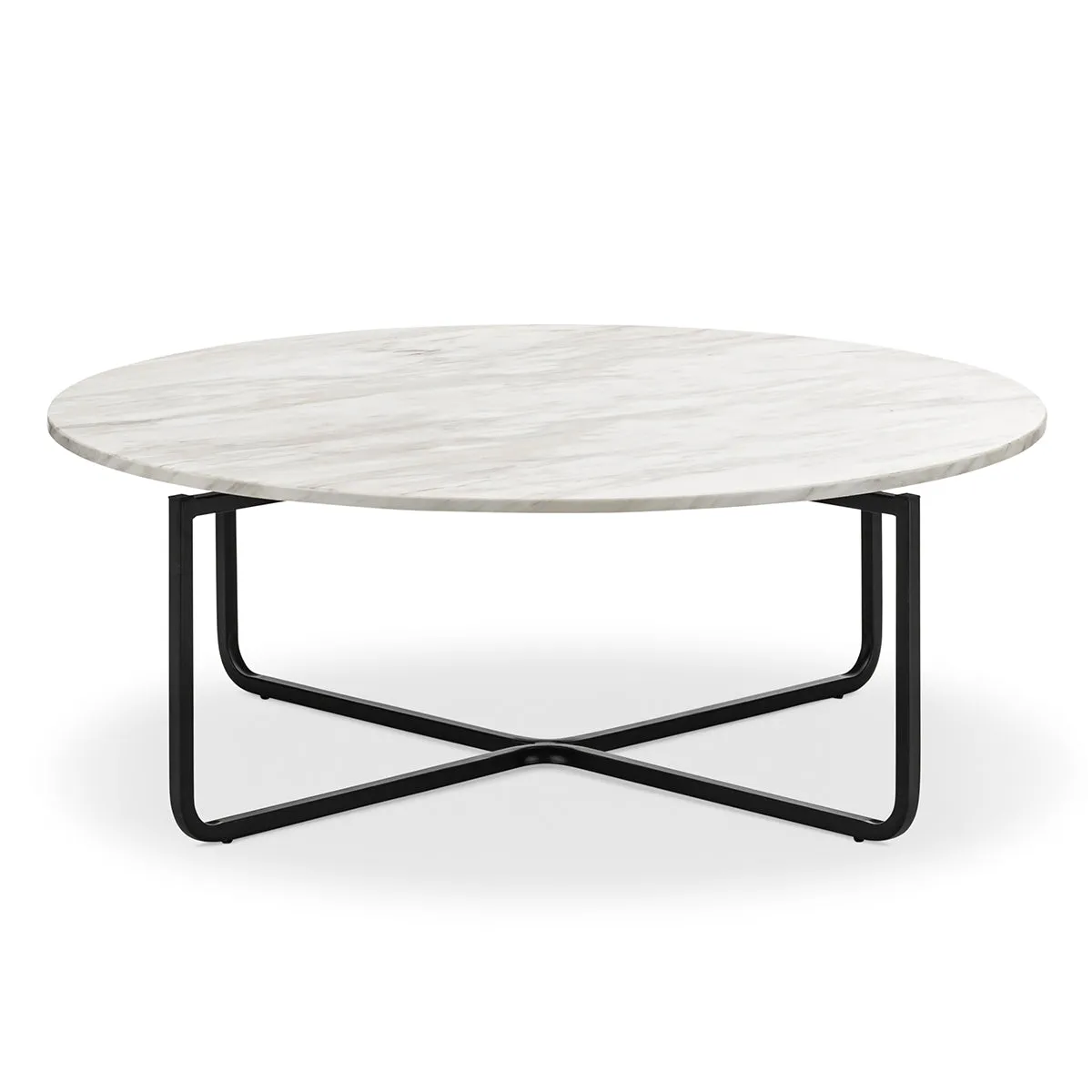 Clarina Round Marble Coffee Table