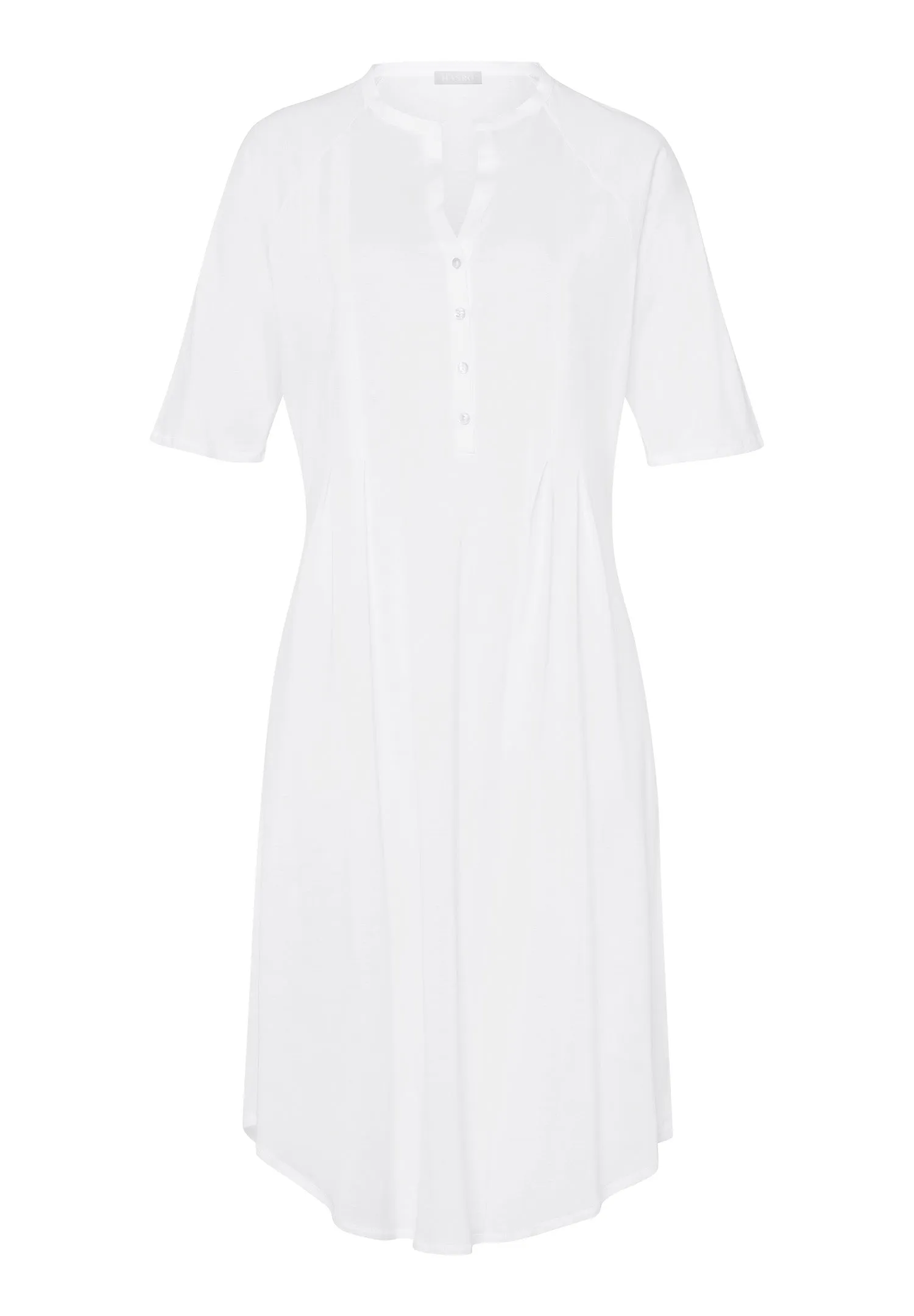 Cotton Deluxe Button Front Cotton Sleep Shirt | White 77954-101