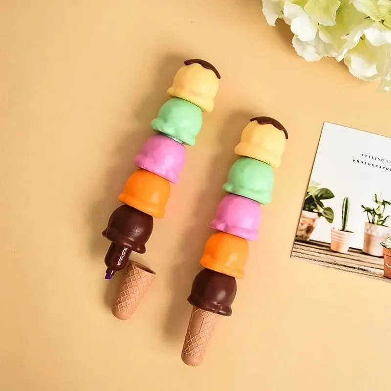 Cute Creative Cone Shape Highlighter