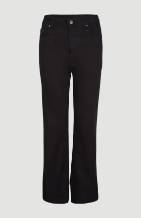 Dive Twill High-Waist Pants | Black Out