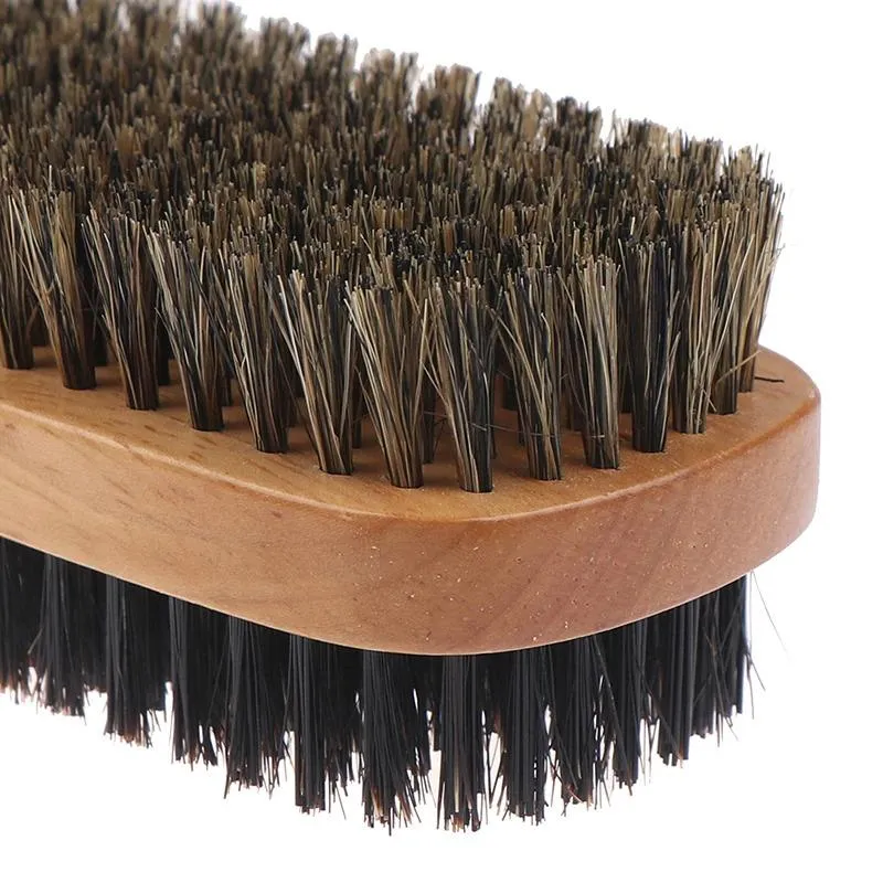 Double-Sided Boar Bristle Brush