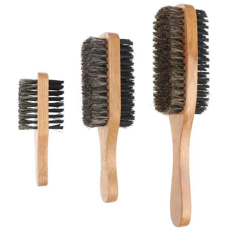 Double-Sided Boar Bristle Brush