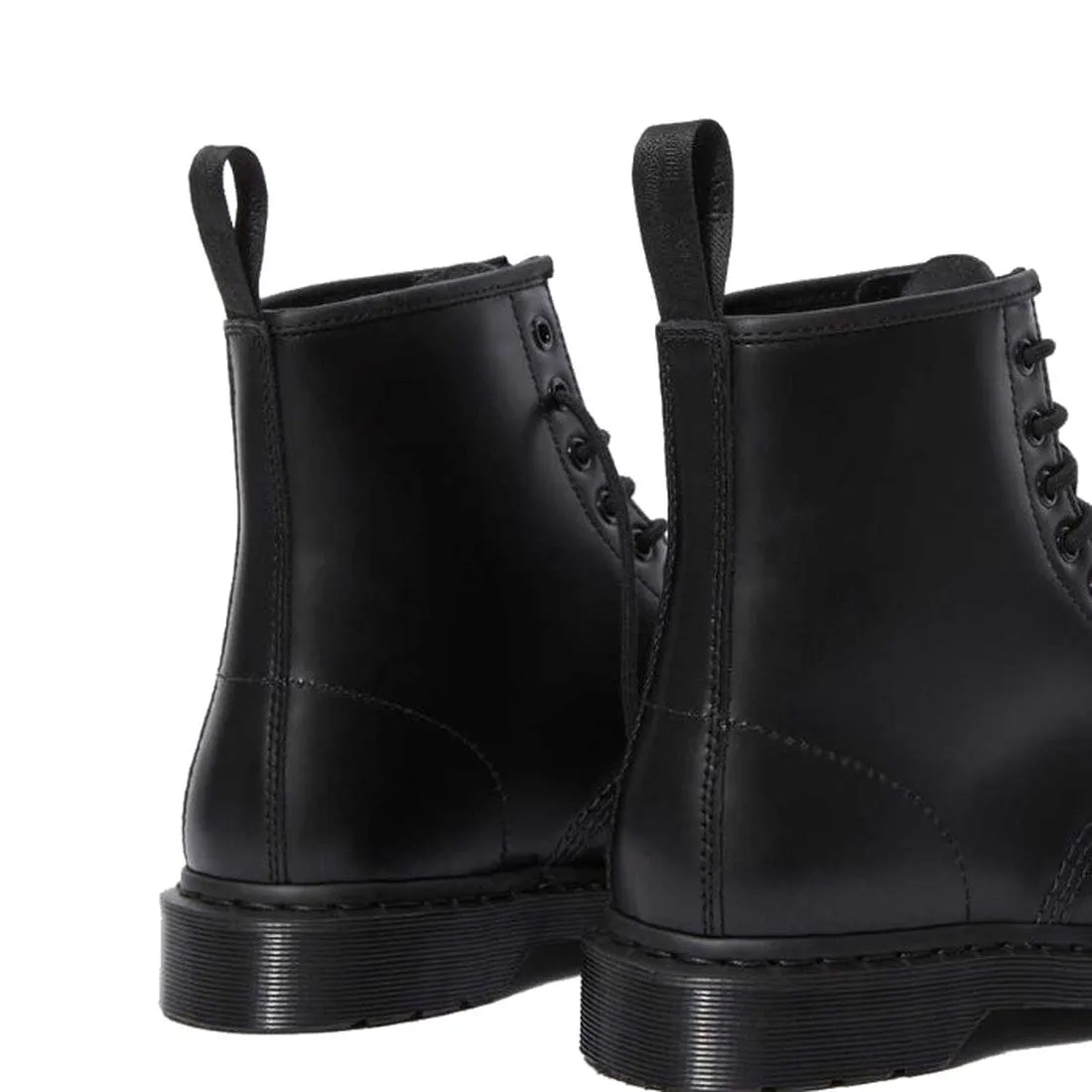 Dr Martens 1460 Black MONO 8 Up Boot Smooth