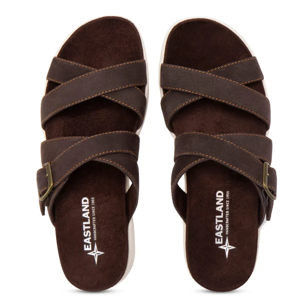 Eastland Women's Machias Slide Sandal - Brown 3323-02M