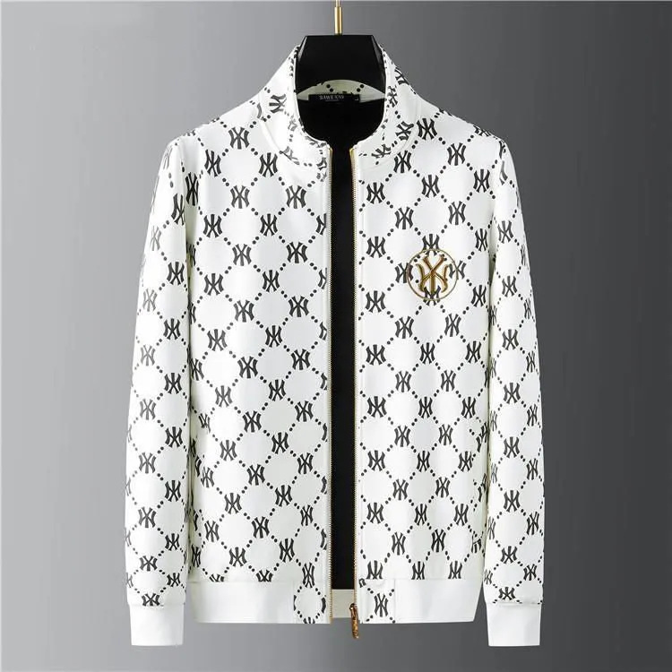 European Luxury Embroidery Print Stand Collar Casual Sweater Jacket | 21049