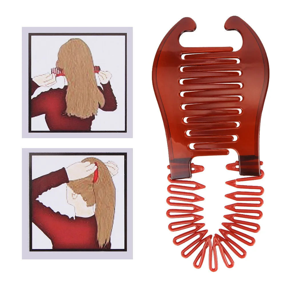 Flexible Banana Hair Clip  Stylish EasytoUse Ponytail Holder