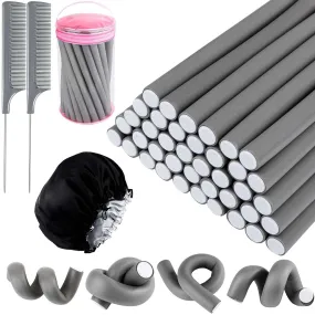 Flexible Curling Rods Set 40 Pieces