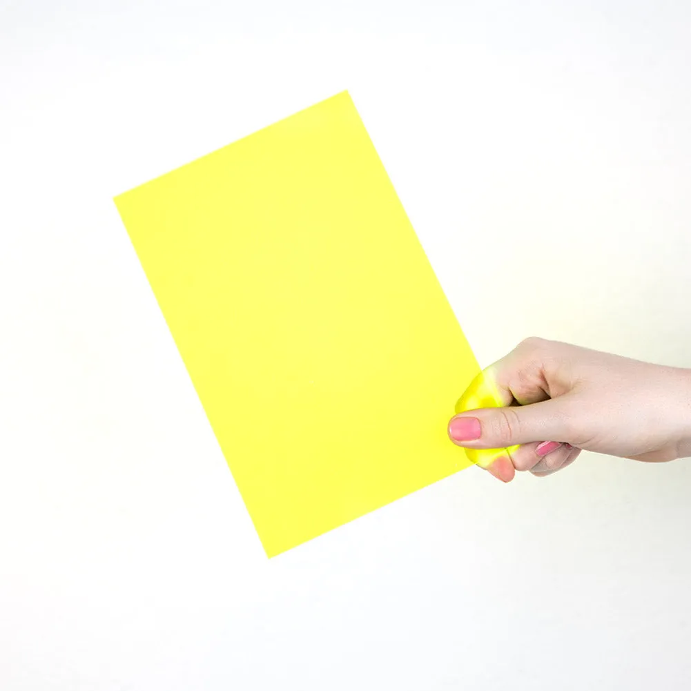 Geometric Coloured Acrylic Sheet Styling Props For Photography - Candy Yellow 4 Pack