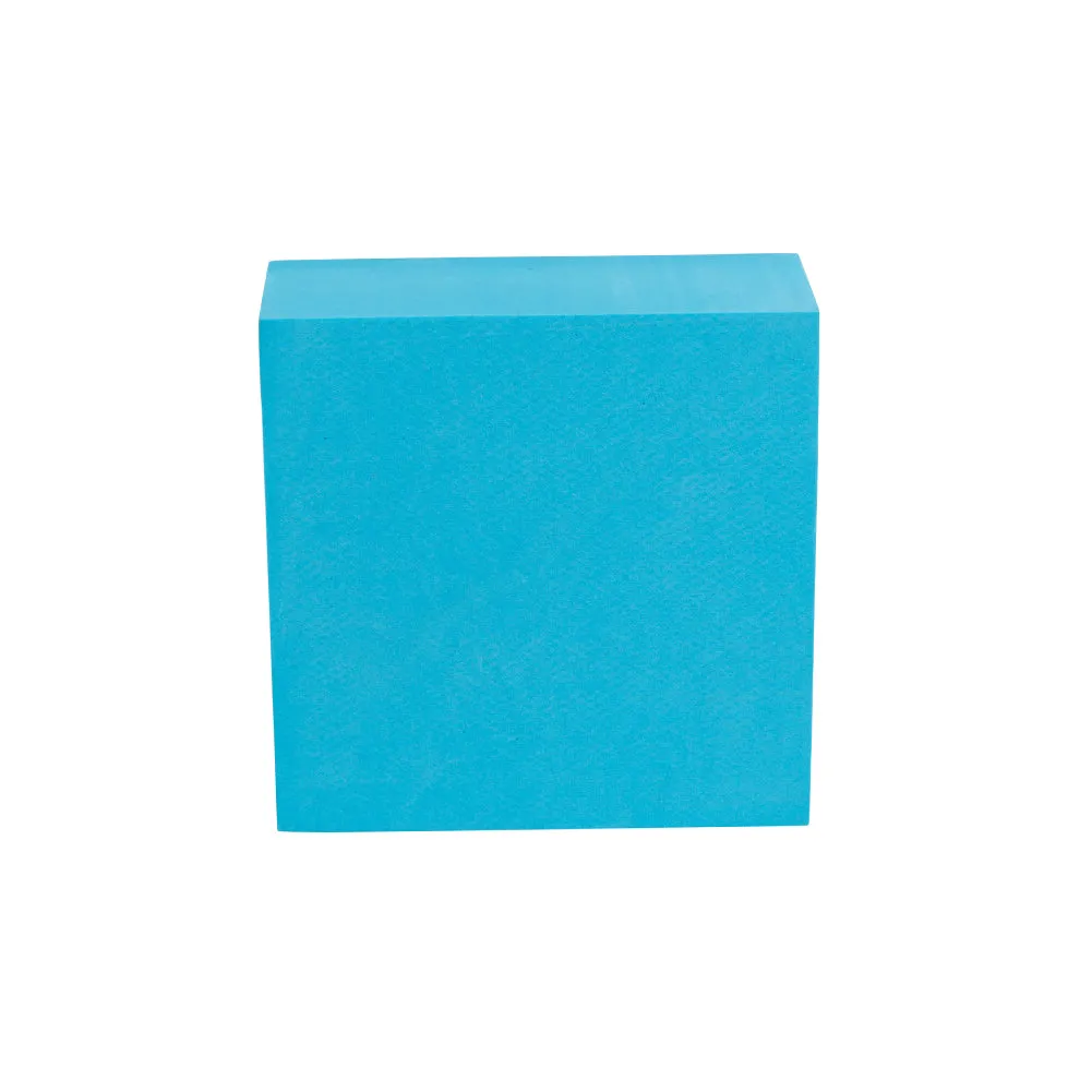 Geometric Foam Styling Props For Photography - Capri Blue 4 Pack