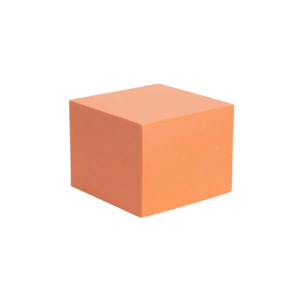 Geometric Foam Styling Props For Photography - Rockmelon Orange 4 Pack