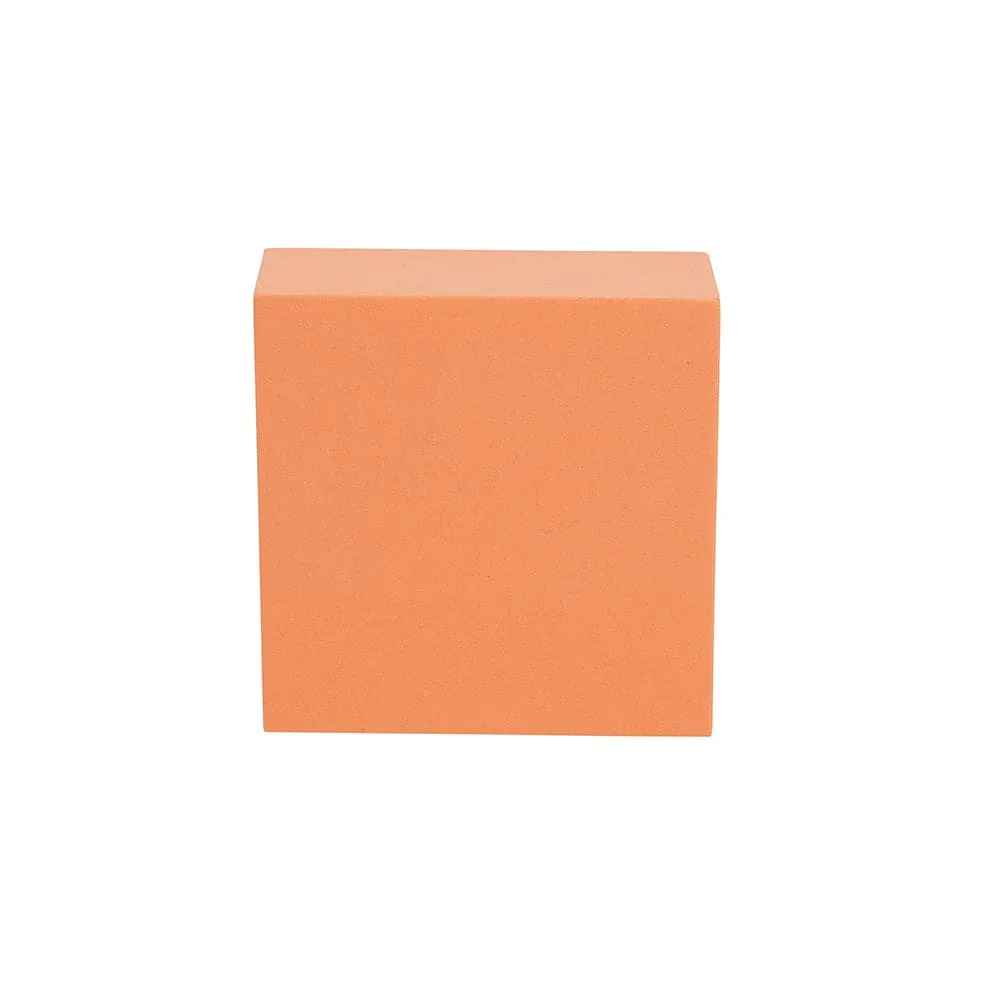 Geometric Foam Styling Props For Photography - Rockmelon Orange 4 Pack