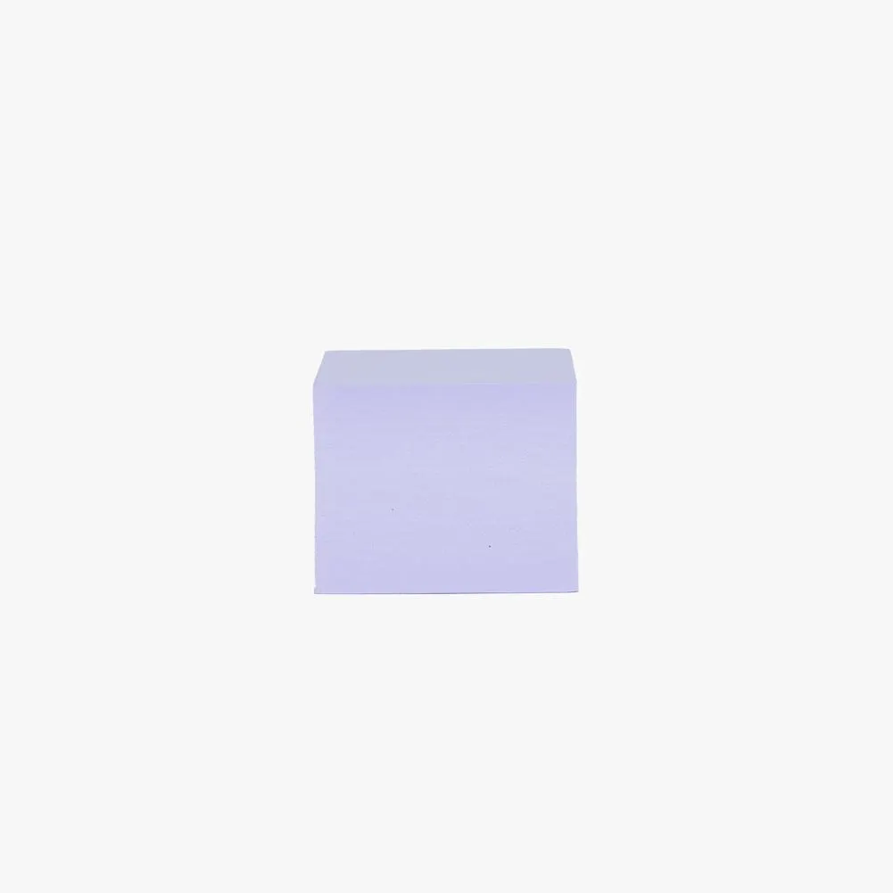 Geometric Foam Styling Props for Photography - Tall Square 10cm (Periwinkle Purple)