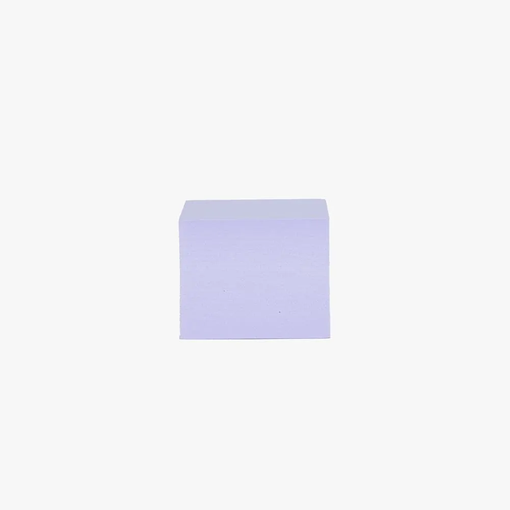 Geometric Foam Styling Props for Photography - Tall Square 10cm (Periwinkle Purple)