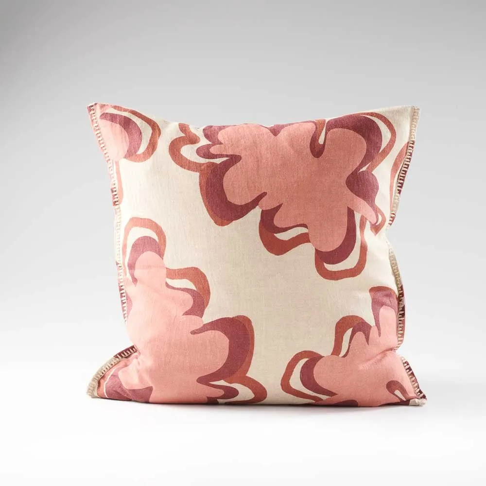 Gidget Natural/Rose Cushion