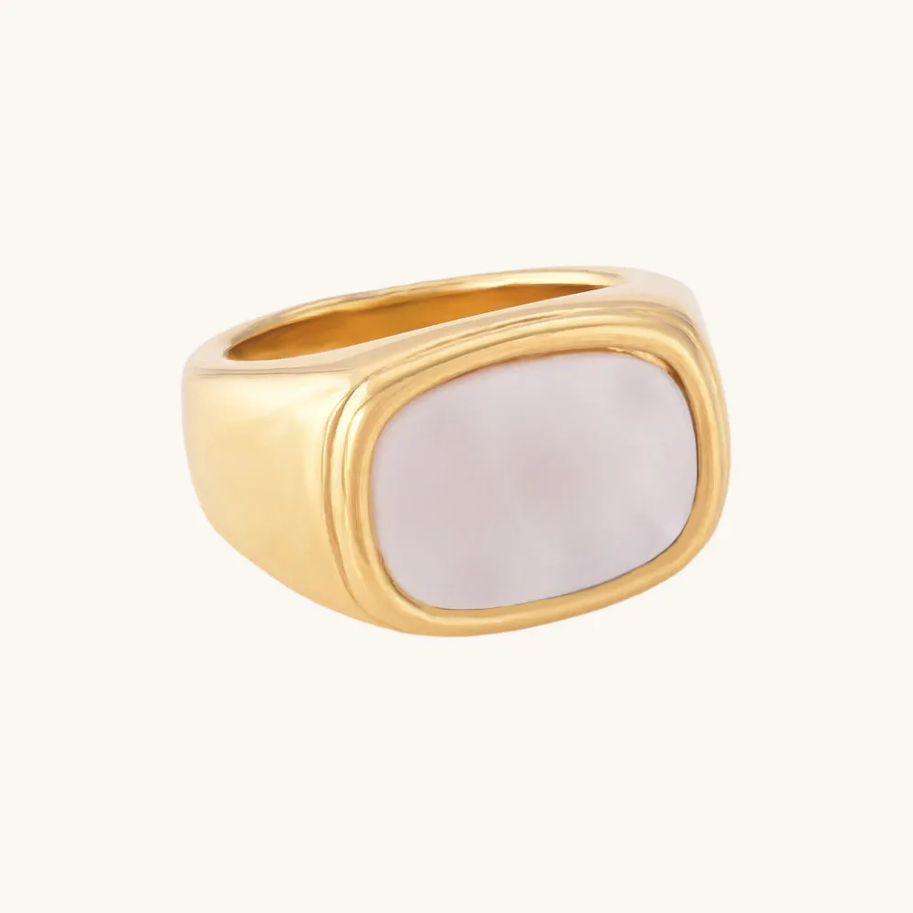 Glossy Enamel Ring