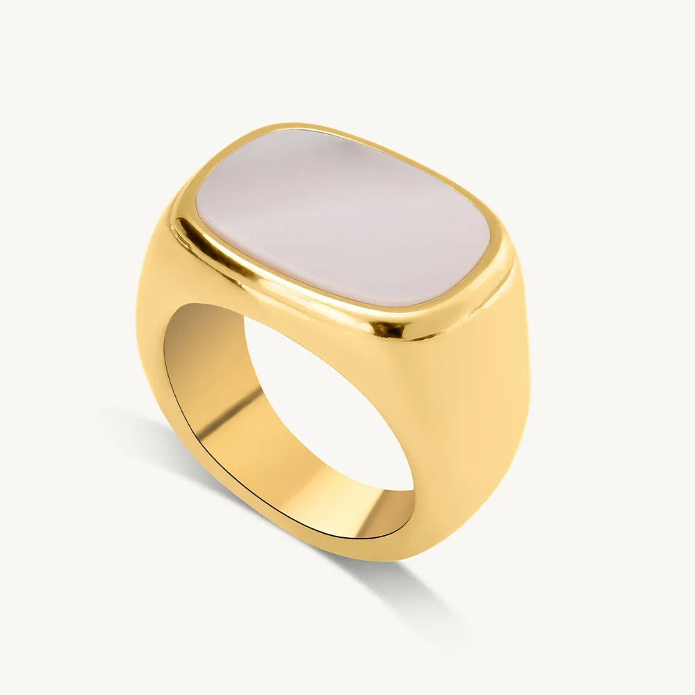 Glossy Enamel Ring