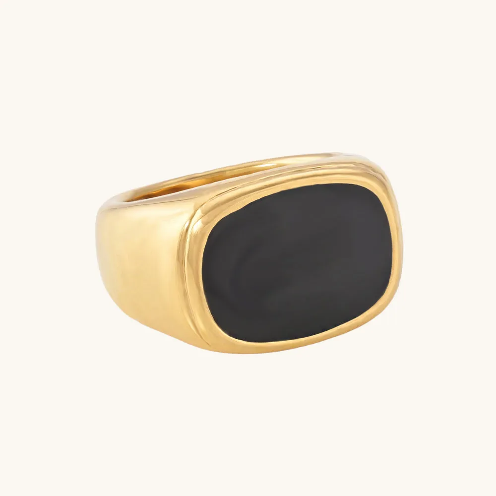 Glossy Enamel Ring