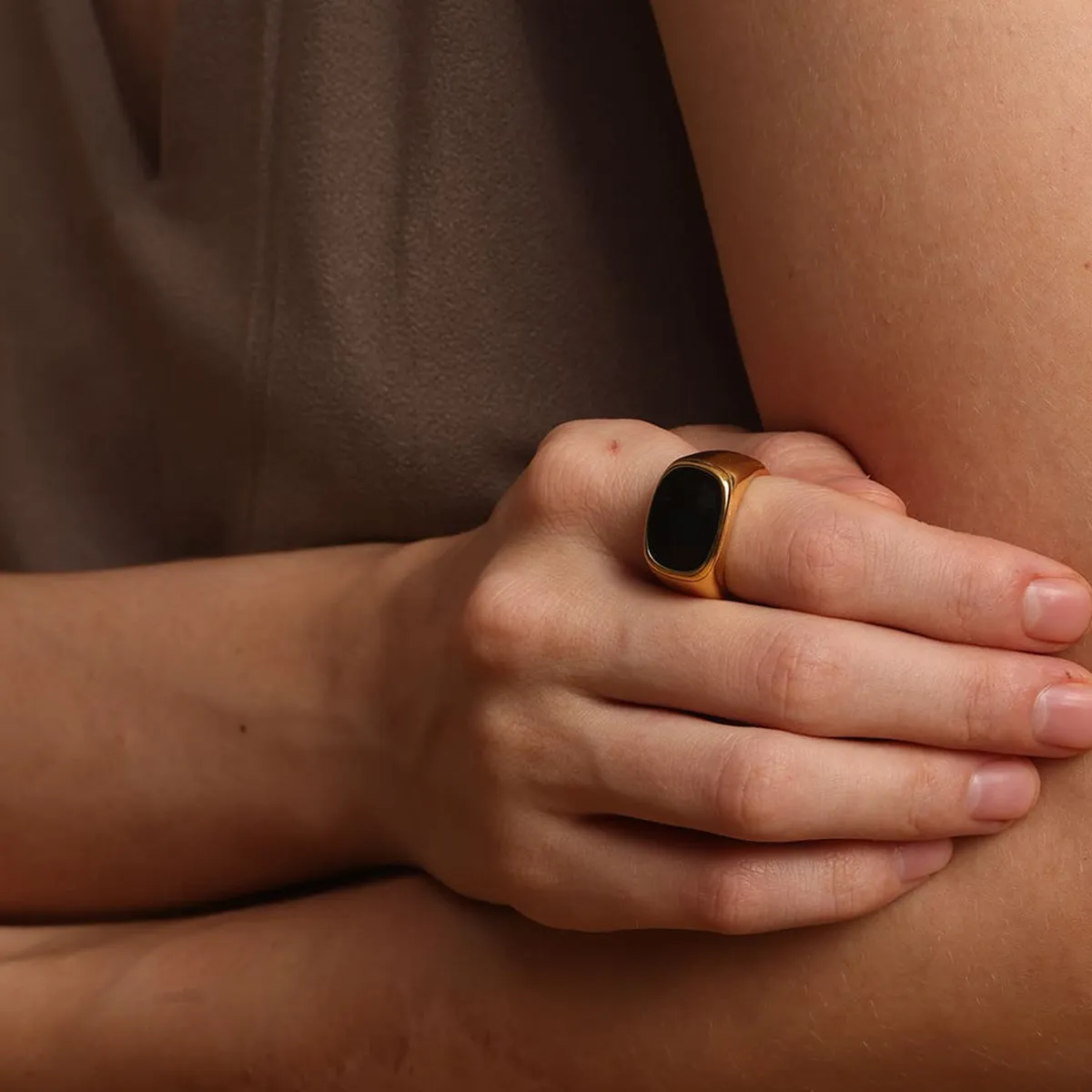 Glossy Enamel Ring