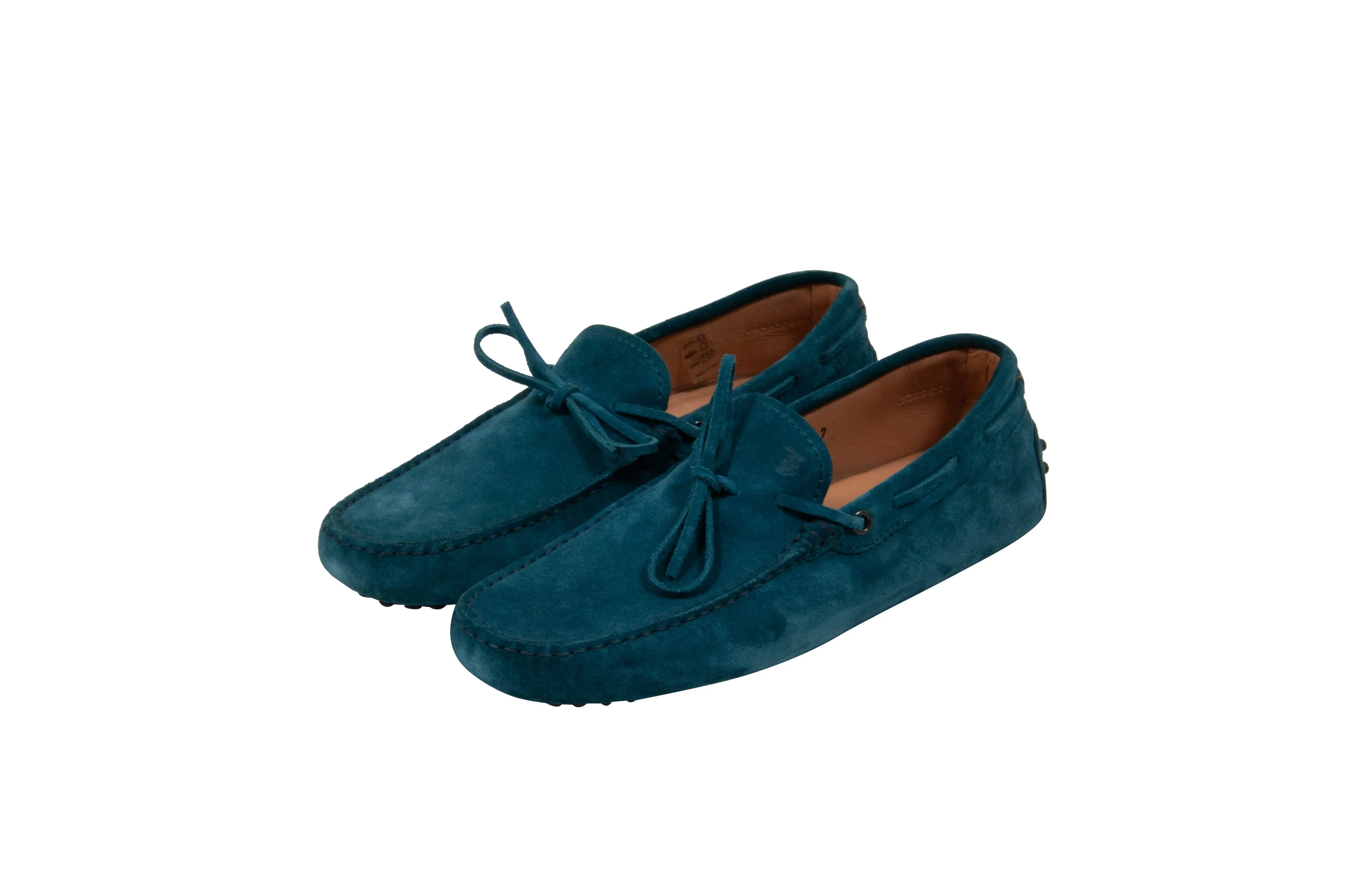 Gommino Suede Driving Loafers (Navy)