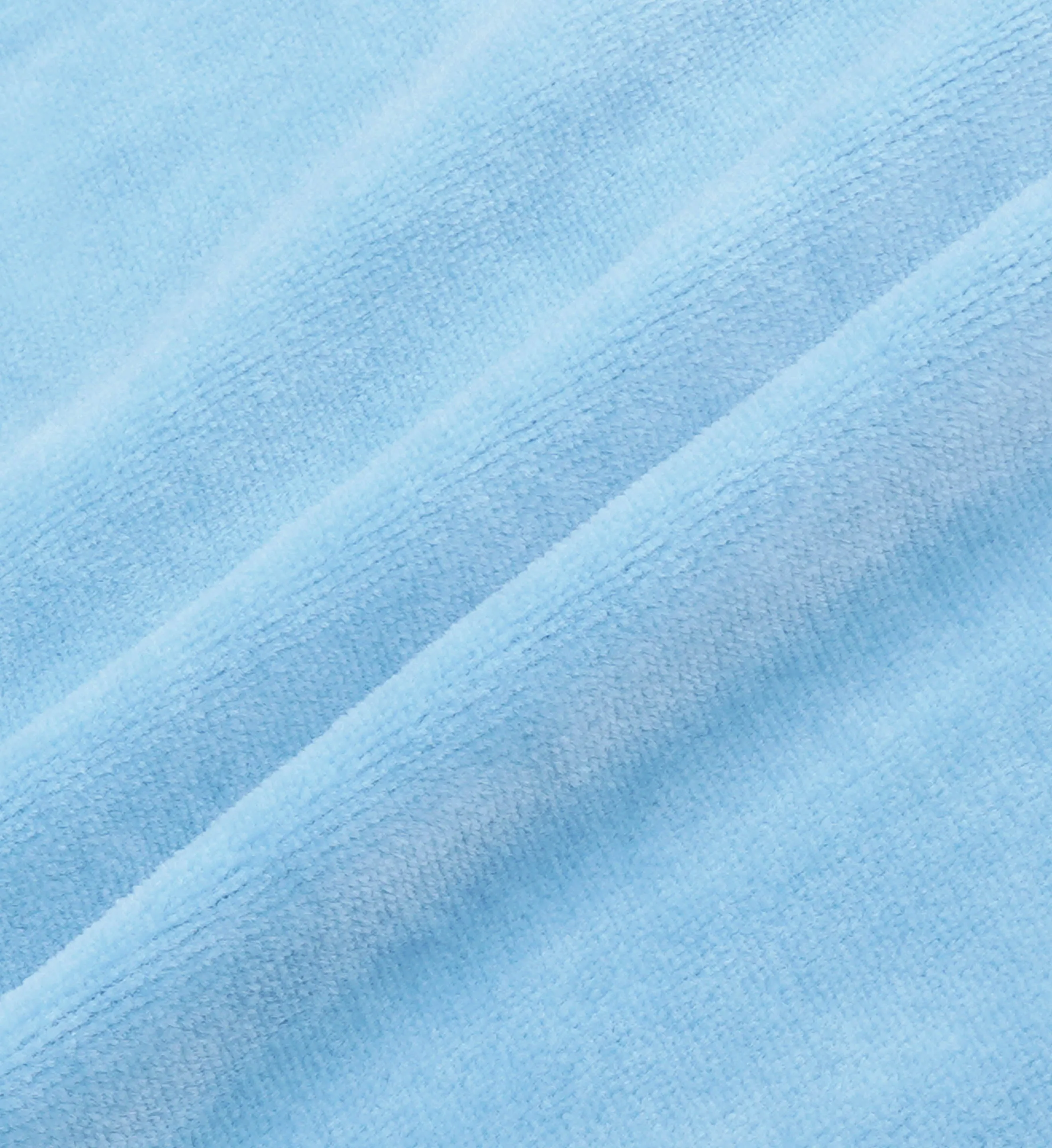 Health Ivy Velour Sweatpant - Sky Blue/White