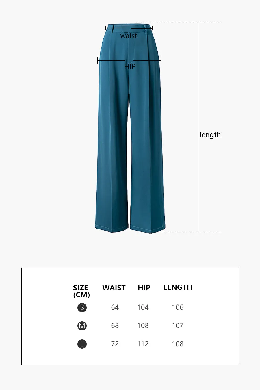 High waist slim trousers | Peacock blue trousers | Street trousers