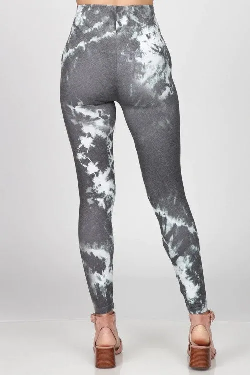 High Waisted Smoke Sublimation Leggings